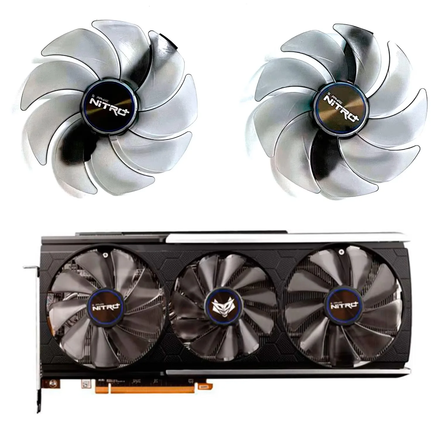 DIY new GPU fan dual ball fan 95MM 6pin suitable for Sapphire Radeon RX5700XT 8GB NITRO+ special edition graphics card
