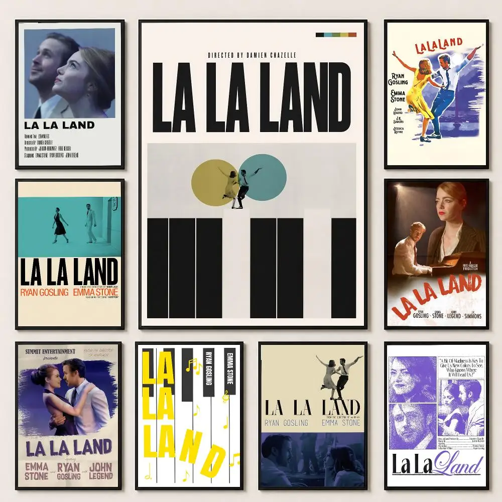movie La La Land Poster Poster HD Printing Premium Style for Home Decor for Bedrooms Hallways Cafes Gift