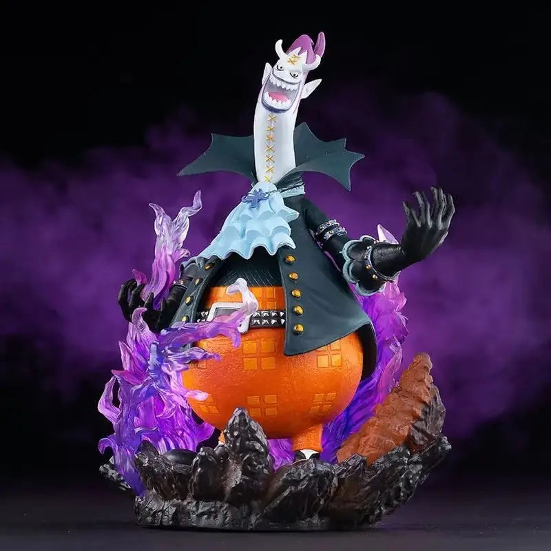 One Piece Anime Figure GK Devil Gekko Moria With Light Statue Decoration Model Desktop Collection Ornament Birthday Toy Gift