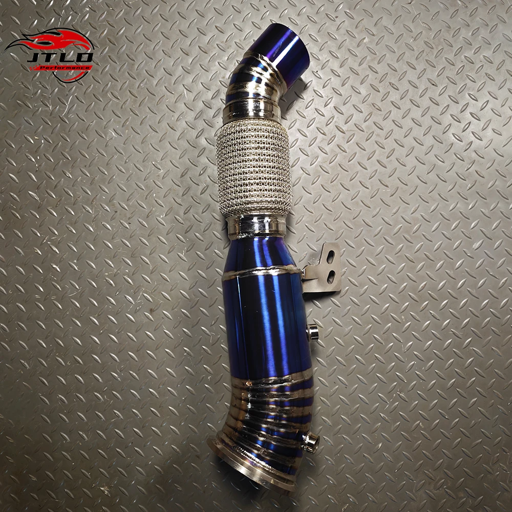 Picture 3: Lightweight Titanium Alloy Exhaust Downpipe For Gen1 B58 Engine Compatible With BMW 140i 240i 340i 440i 540i 740i Z4 M40i Models