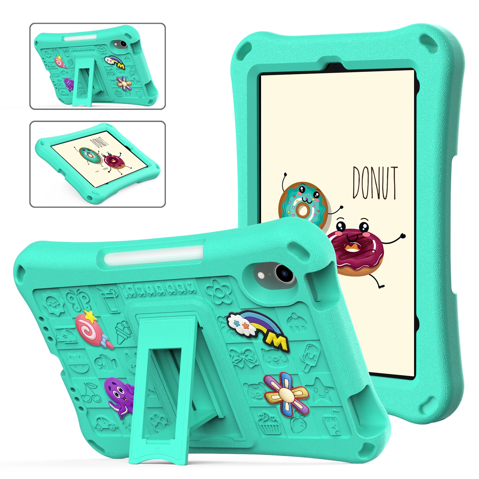 Cute EVA Kids Case Universal For iPad Mini 7 (A17 Pro) 2024 6 2021 8.3