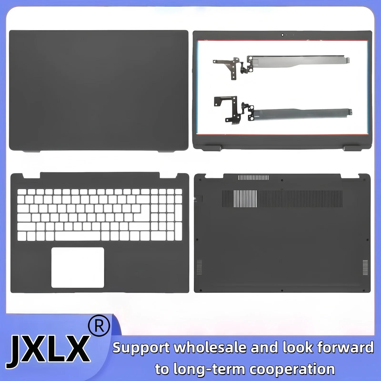 

JXLX® New For Dell Latitude 3510 E3510 L3510 Laptop LCD Back Case 08XVW9/LCD Bezel 0GCK6R/Palm rest 0JYG4Y/Bottom 0G50DR/hinge