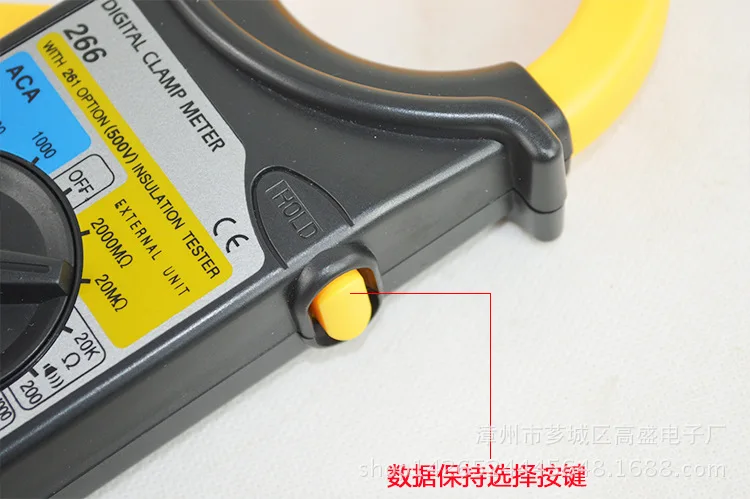 Digital Clamp Multimeter Professional Clamp Meter AC DC 1000V Current Voltage Tester Multimeter Pliers Ammeter In Stock  DT266