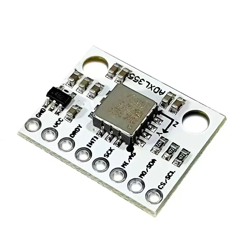 ADXL355 triaxial accelerometer sensor module is an industrial-grade, low-power integrated temperature sensor with digital output