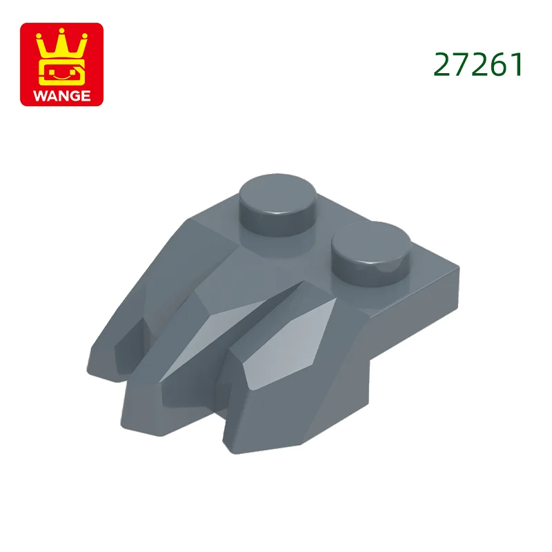 Wange135 stks/partij 27261 Speciale 2x3 Plaat met Rotsen Bouwstenen MOC Accessoires Compatibel met Baksteen Kinderen Speelgoed Geschenkdoos
