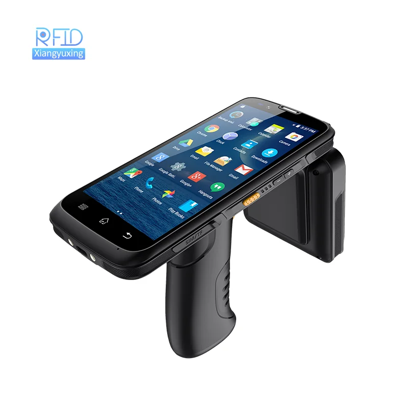 Lector y grabador RFID portátil Android 12 UHF de largo alcance con frecuencia de 860-960 MHz