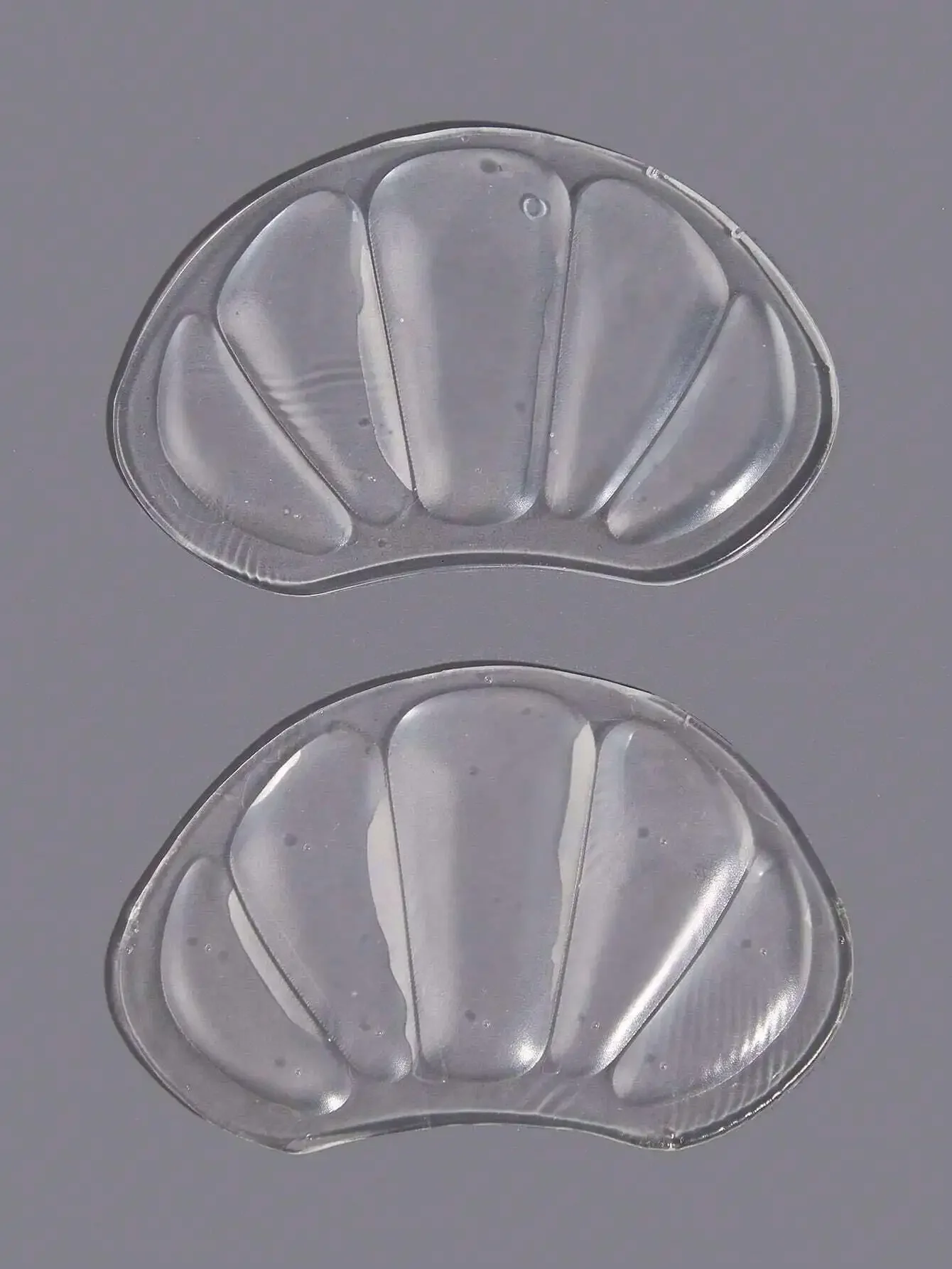 ألموفادا للجنسين شفاف دي سيليكون الفقرة calcanhar e antepé، 2 قطع الفقرة إدراج دي sapato confortable E elegante