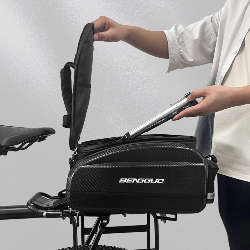 

Bike Rack Bag Bicycle Trunk Pannier Saddle Seat Bag Carrier Bicycle Rear Seat Pouch for Commuter Travel Outdoor