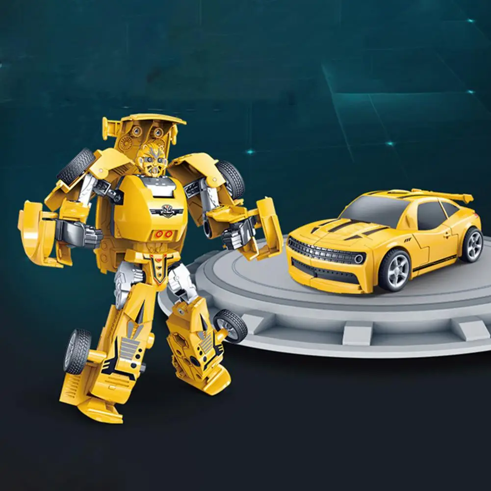 Kids Robot Car Toy Kids Race Car Toy Drive Transforming Robot Car Toy for Kids Deformation Vehicle Model Action Figure for Boys