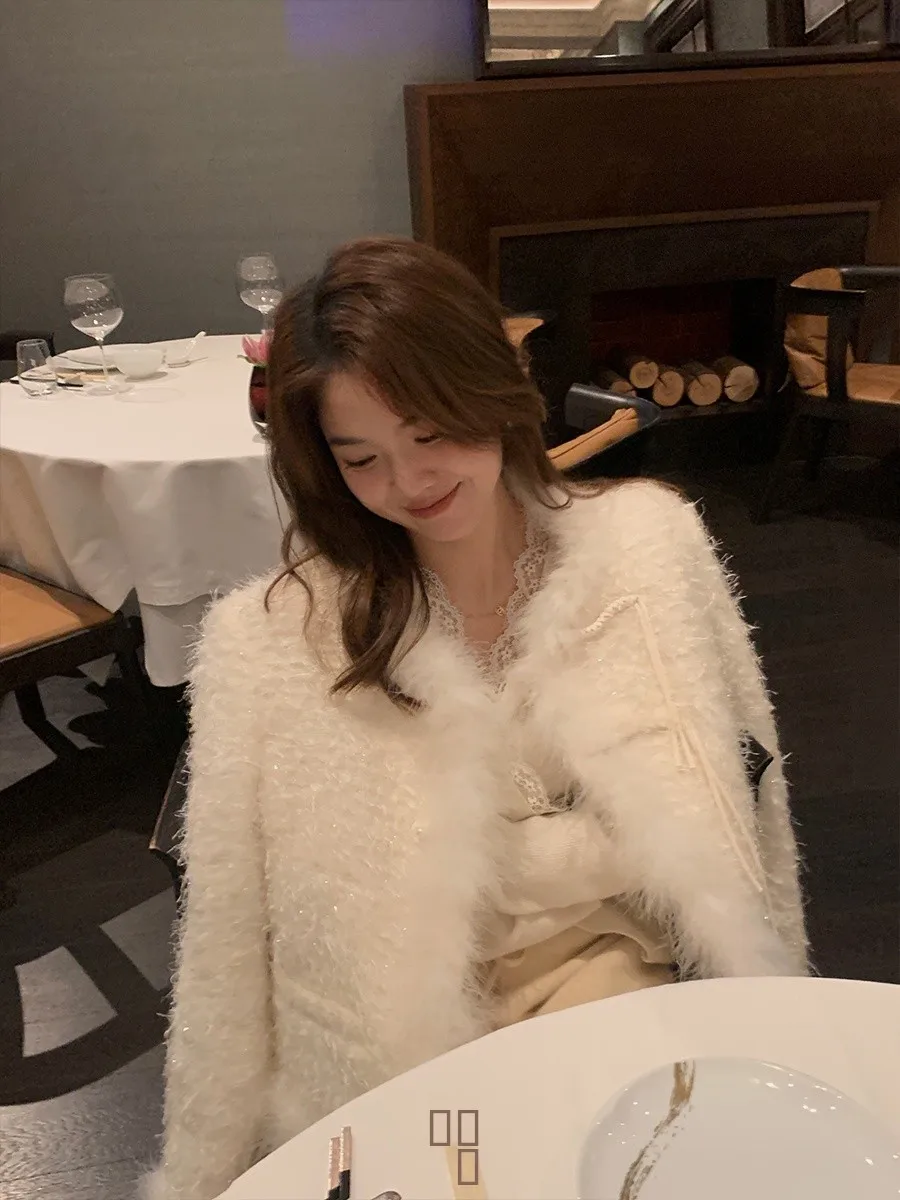 

Пуховик MUKOK Daily Series Sweet Fragrance, белый, утепленный, с длинными рукавами, круглым вырезом, новая модная короткая верхняя одежда