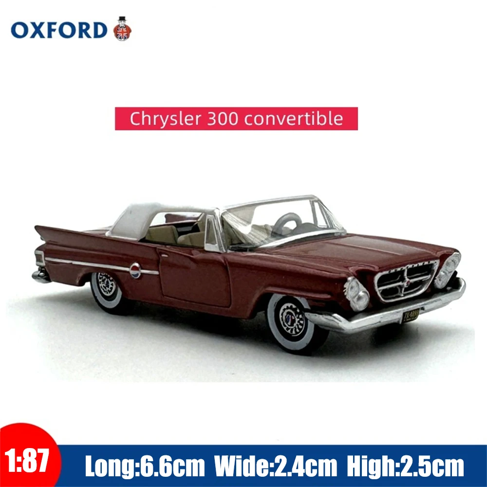 OXFORD 1/87 Diecast Model Car Wagon Convertible Alloy Toy Collection Display Gifts for Teenagers Boys Girls Hobby Collection