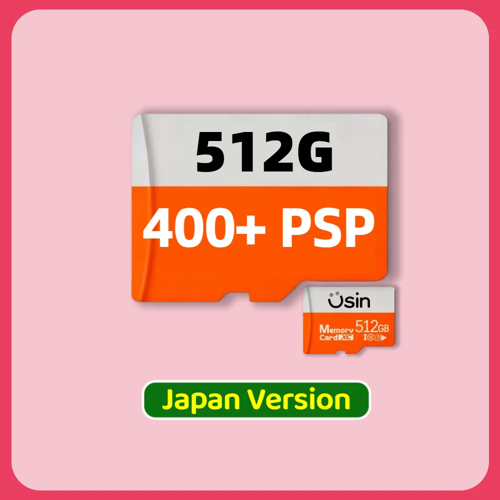 트리무이 스마트 프로 S용 SD 게임 카드, 레트로 게임 PSP PS1 롬 휴대용 핸드헬드 콘솔 메모리 SD 512G 256G에 최적