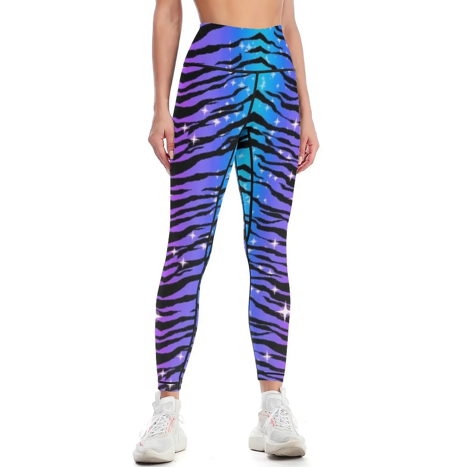 

Space Tiger Leggings Women sports Fitness woman active wear Womens Leggings