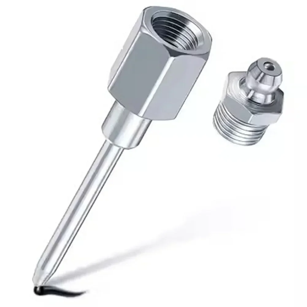 Holder Joints Grease Needle 3*1.5 Inch Fitting Grease Injector Needle Grease Needle Adapter Silver Air Tools 1PC