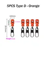 5Pcs D-Orange