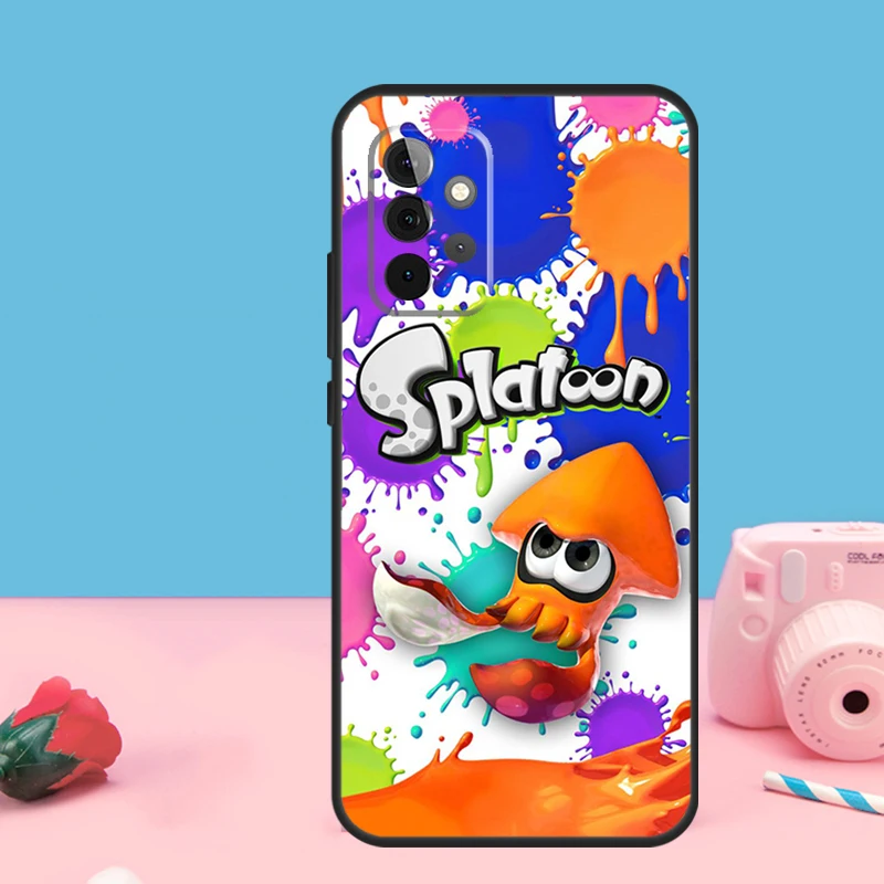 Splatoon เกมสำหรับ Samsung Galaxy A22 A32 A42 A12 A52 A72 A31 A51 A71 A21S A52S A50 A70ฝาครอบ