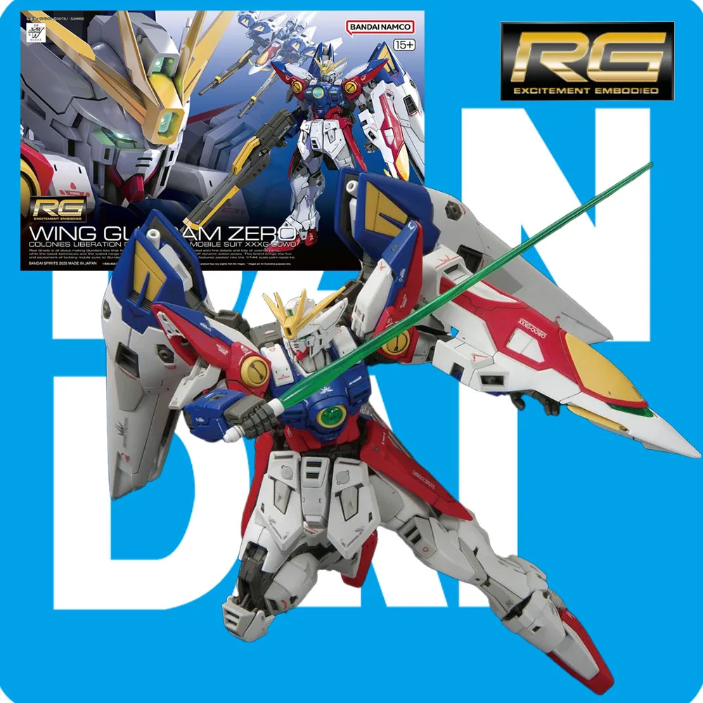 

Bandai оригинальная серия GUNDAM RG Gundam 1/144 Wing Gundam Zero аниме фигурка в сборе модель игрушки подарки для детей