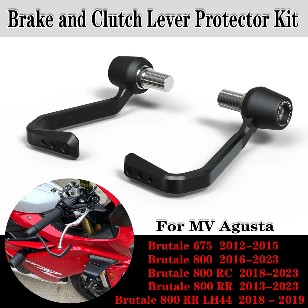 

Motorcycle Brake and Clutch Lever Protector Kit For MV Agusta Brutale 675 2012-2015 / Brutale 800 / RC / RR 2013-2023