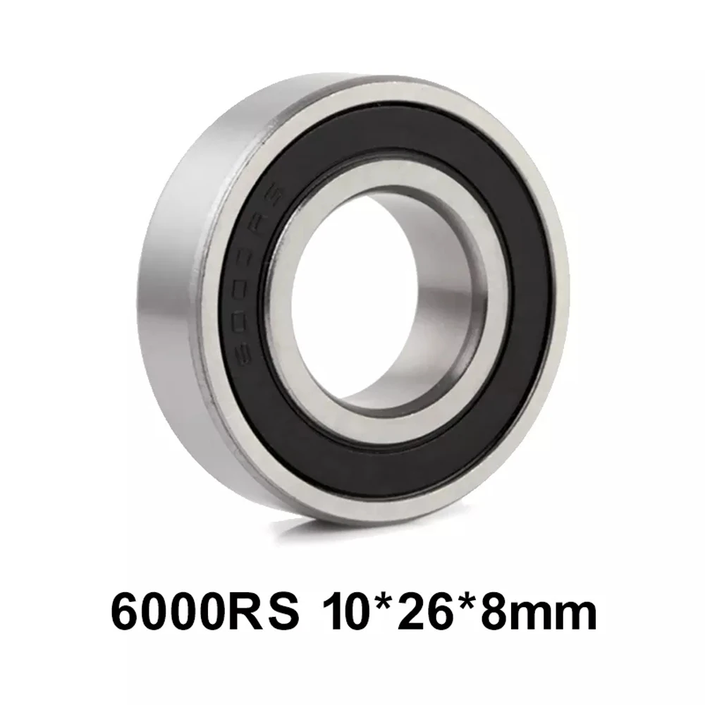 

Parts Double Rubber Rubber Sealing 10X26X8mm Deep Groove Miniature Bearing Bicycle Bearing 6000-2RS Bearings Ball Bearing