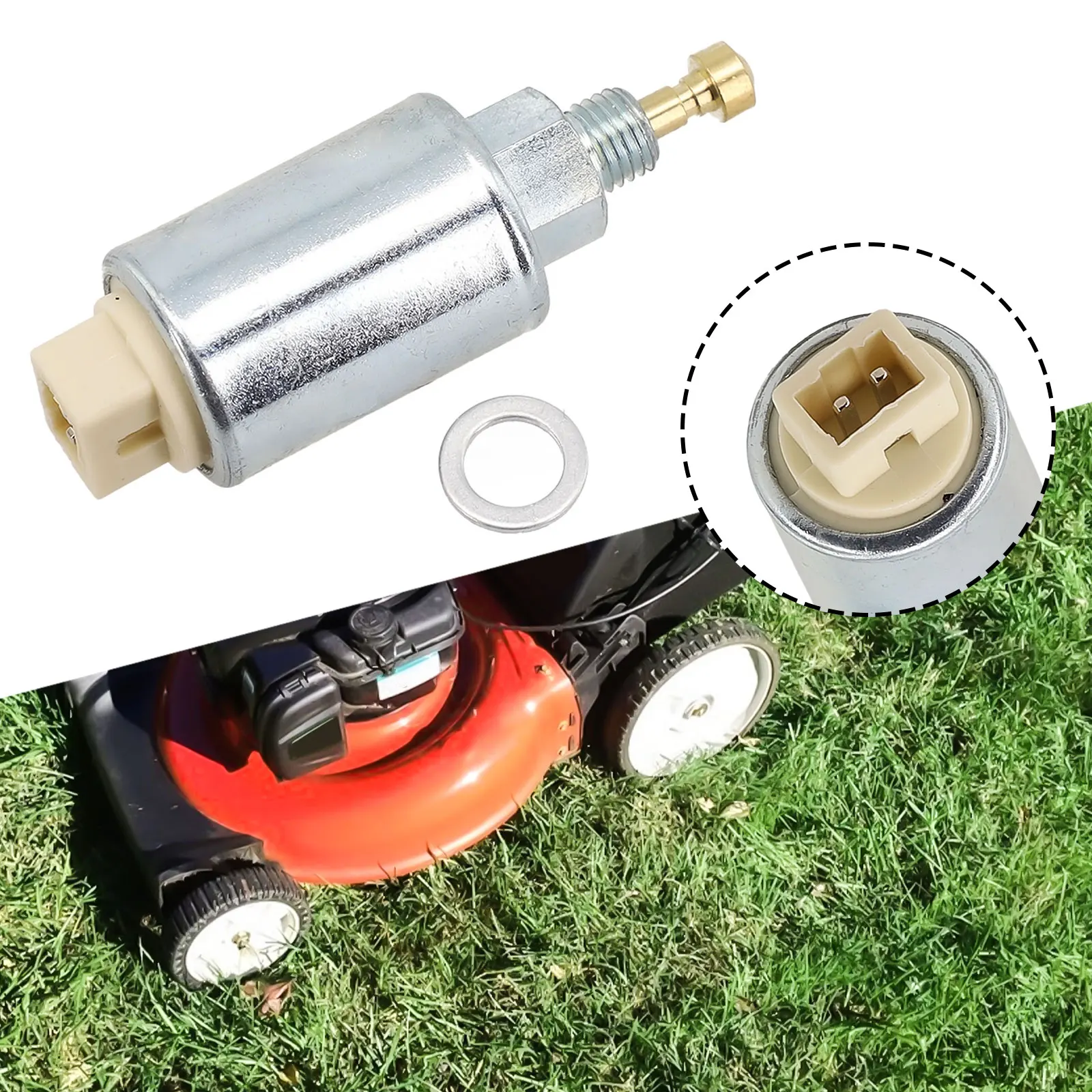 Efficient Fuel Solenoid Valve for Carburetor Compatibility with Models Like 494502 and More for Quick Replacement