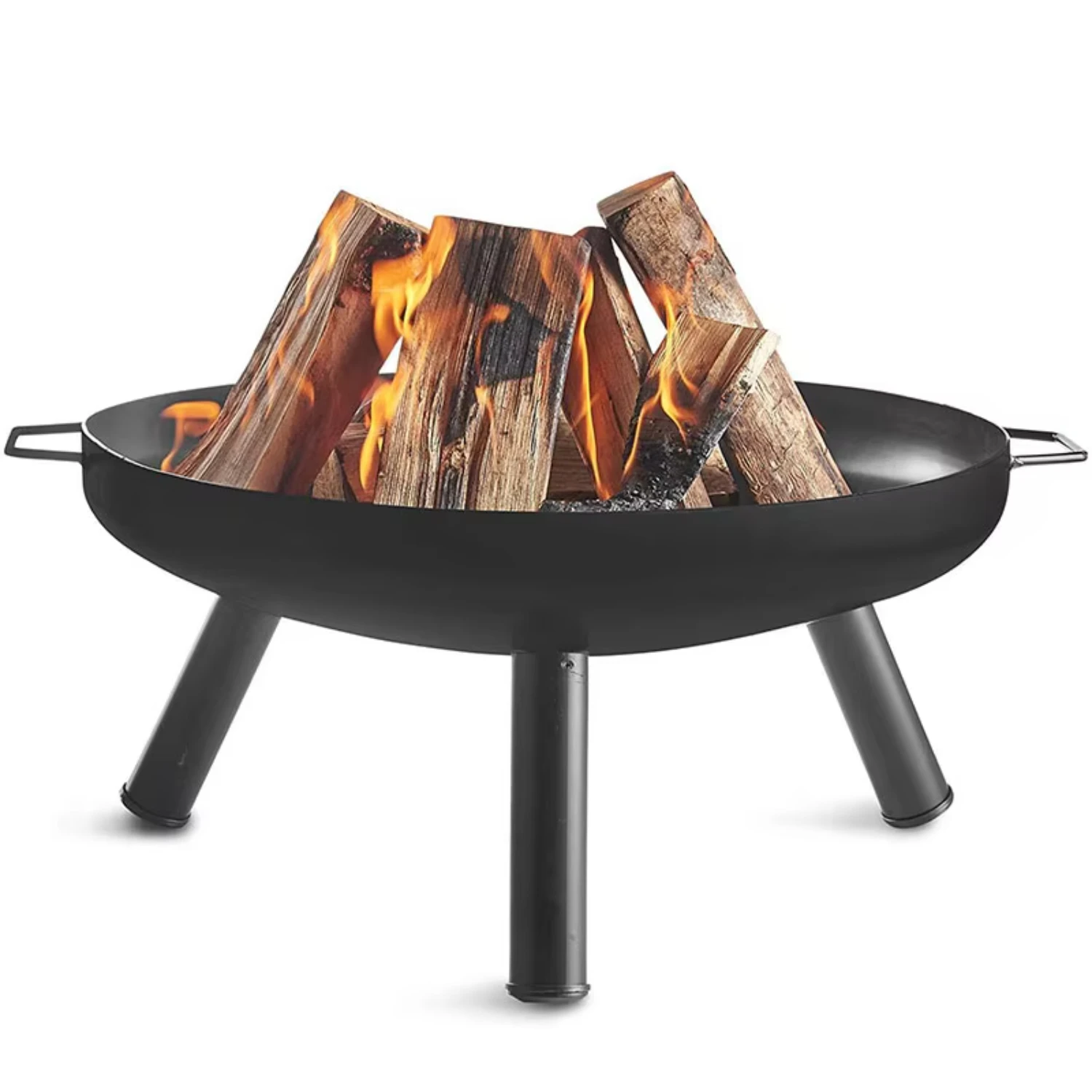 

58cm Diameter black iron brasero exterior jardin 장작화로 brazero exterieur outdoor heaters fire pit 화목난로화롯대