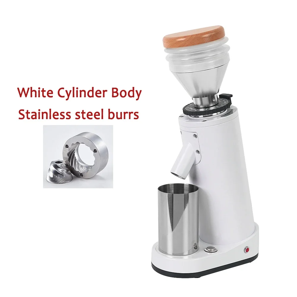 2026 Hot ITOP40 Electric Coffee Grinder 40MM Titanium Conical Burr Blow Hopper Aluminum Alloy Body