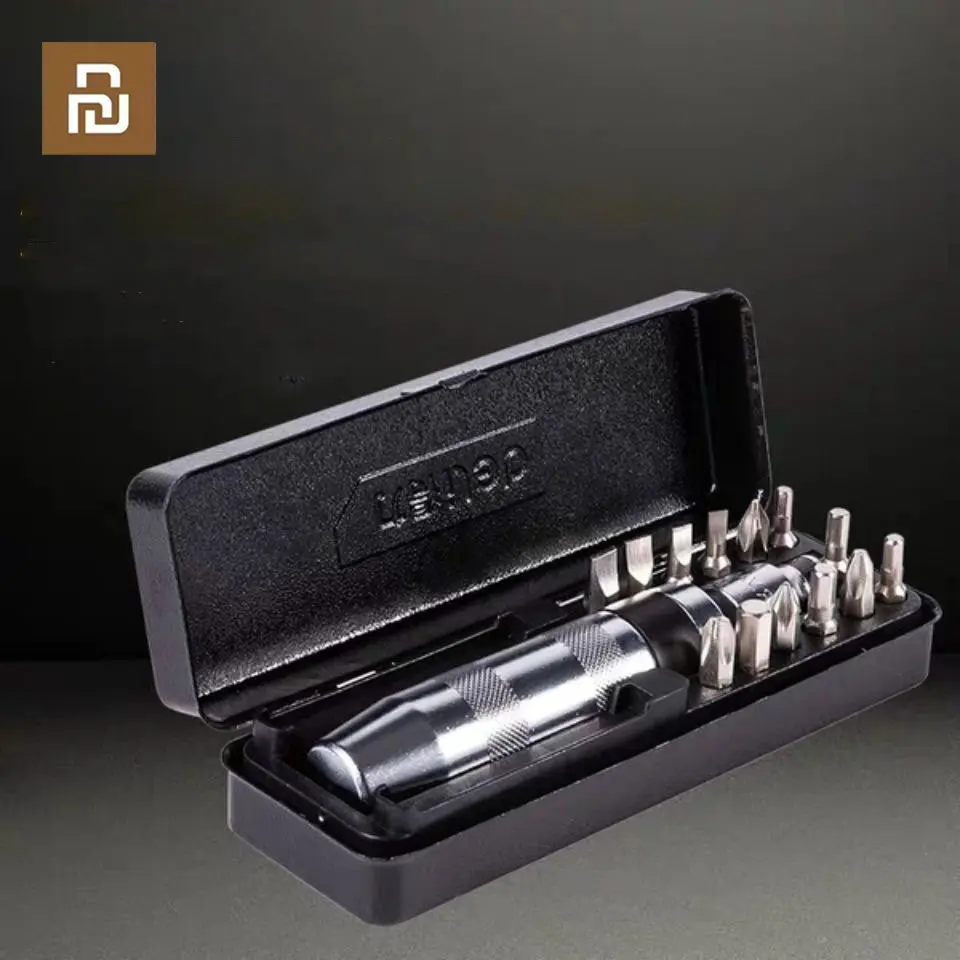 Xiaomi 13PCS Positive Negative Impact Precision Screwdriver Bit Set Blow Stubborn ScrewDriver Heavy Duty Case Bit With Metal Box