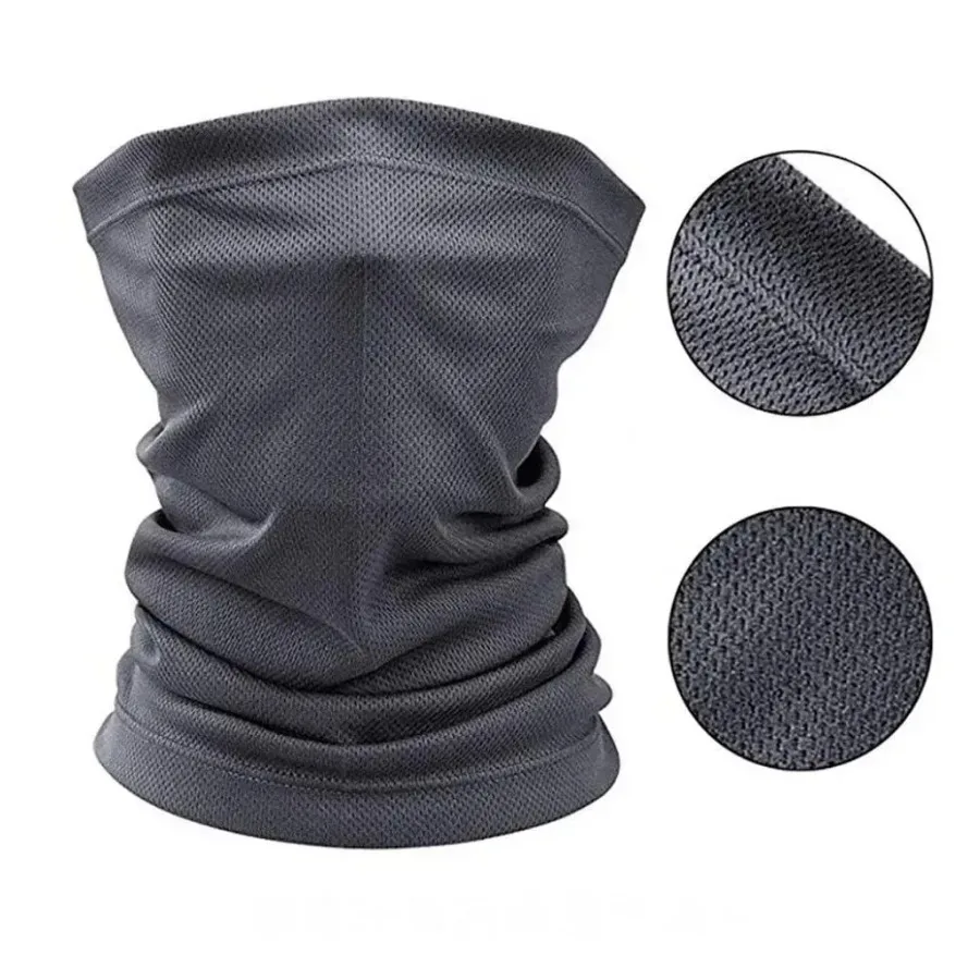 1 Pcs Solid Color Bandana High Elastic Seamless Buffs Gaiter Headband Cycling Mountaineering Face Shield Men Scarf