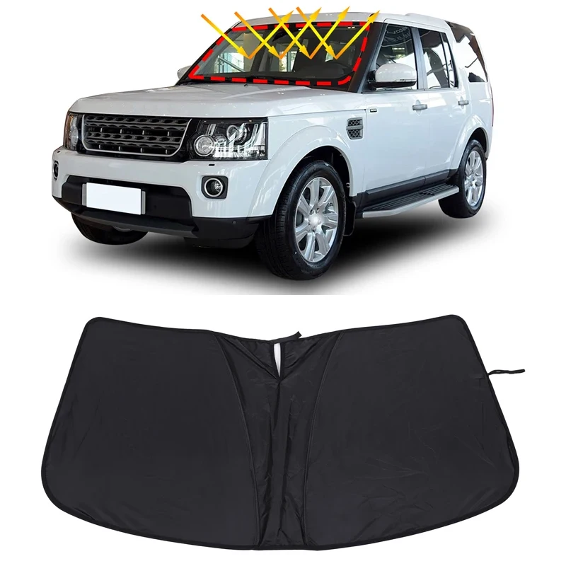 Aluminum Foil Thermal Windshield Sun Shade Sunscreen For Land Rover Discovery 3 4 LR3 LR4 2004-2016 Auto Interior Parts
