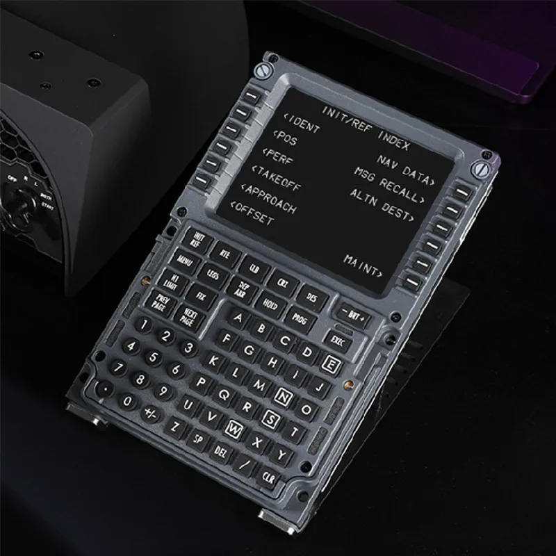 CDU Simulation Flight CS Route Control Panel Cockpit Simulator for Boeing 737fmc
