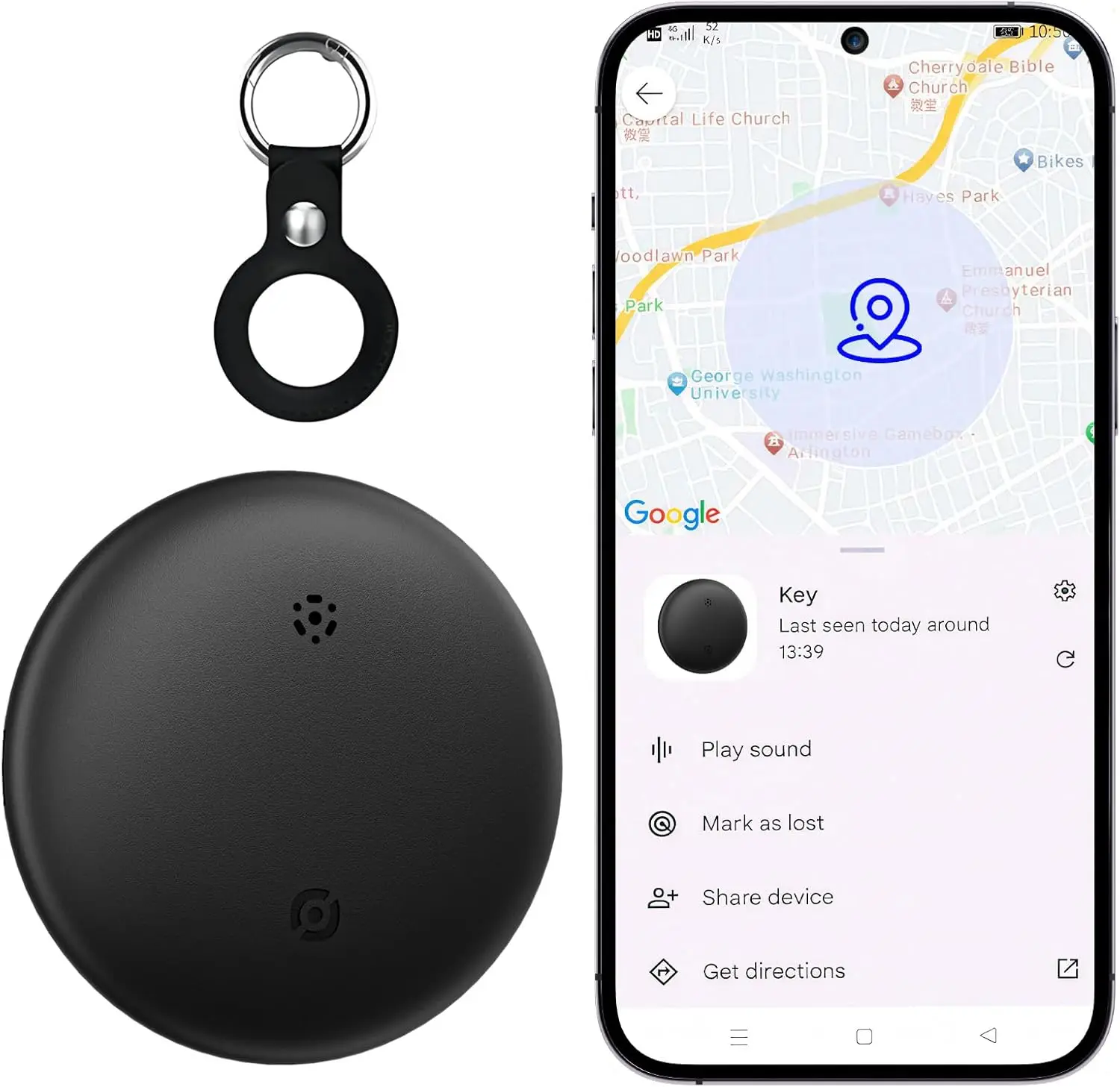 

Умный GPS-трекер 2025 года, мини-бирка для Google Find My APP, устройство с напоминанием о потерянном, Android-локатор, автомобильный велосипедный ключ, поиск домашних животных, детей