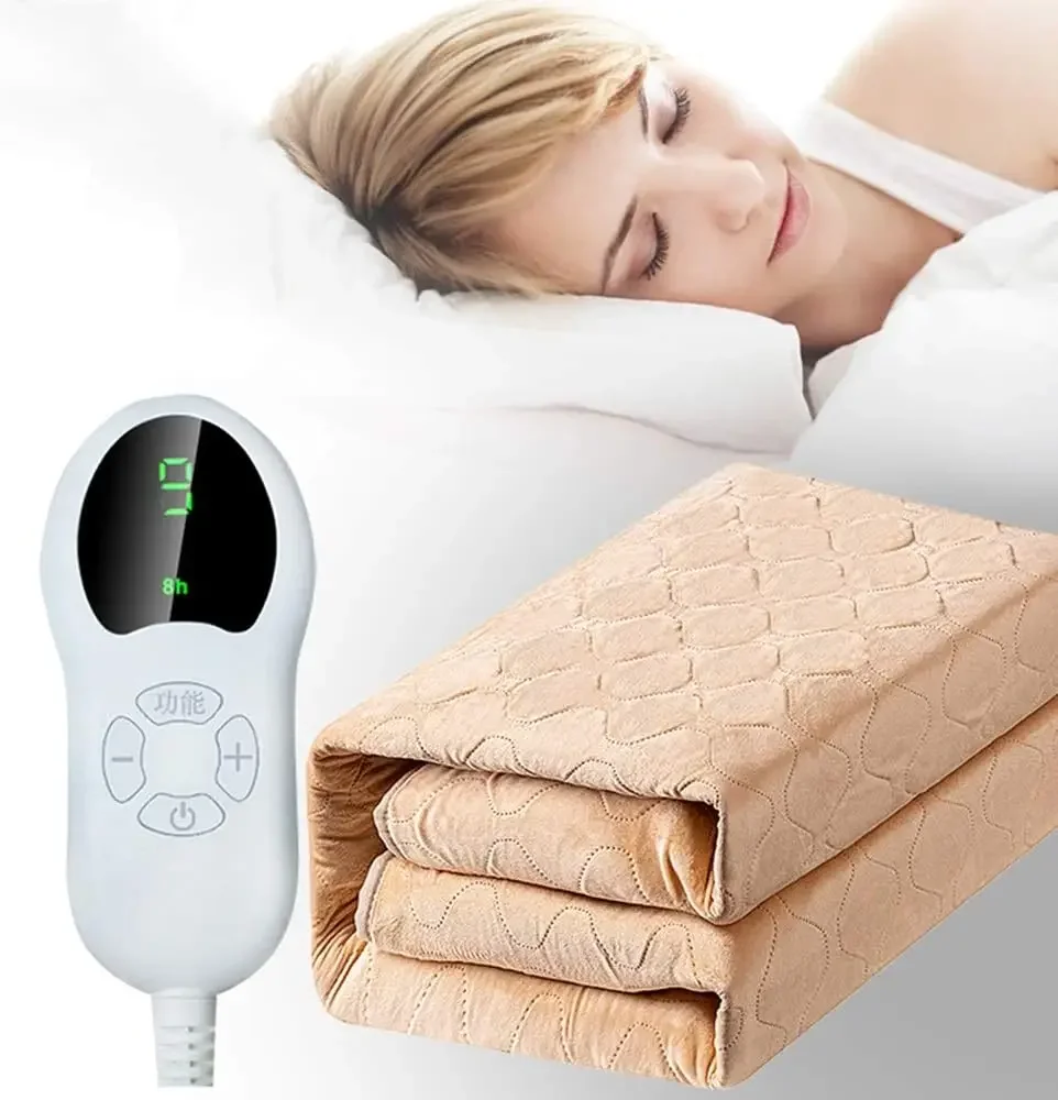 Electric Blanket Oversized, Intelligent Constant Temperature, Heating Mattress Cover, High Temperature Power Off Function (Color