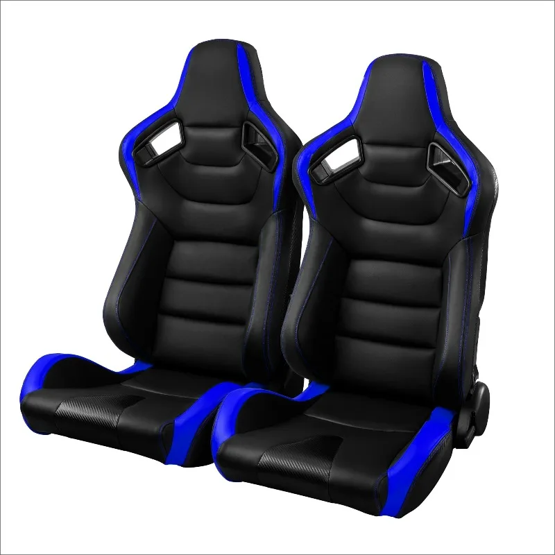 

Hot-selling PVC Leather Racing Seats, Car Seats with Slides
