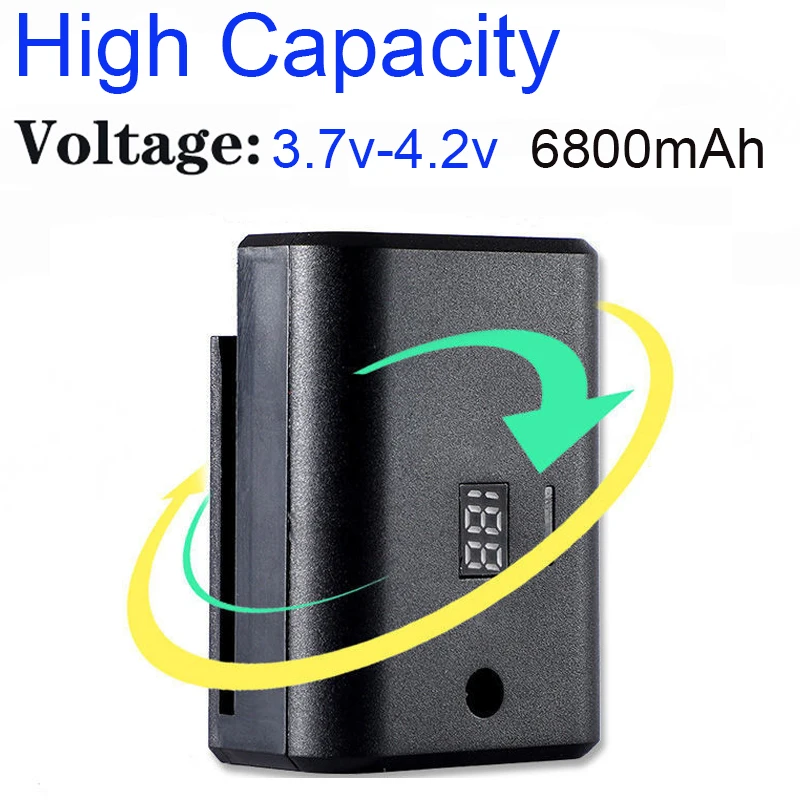 6800mah chargeable high-power battery will be 360level construction tools 3d12power line at level server+charge