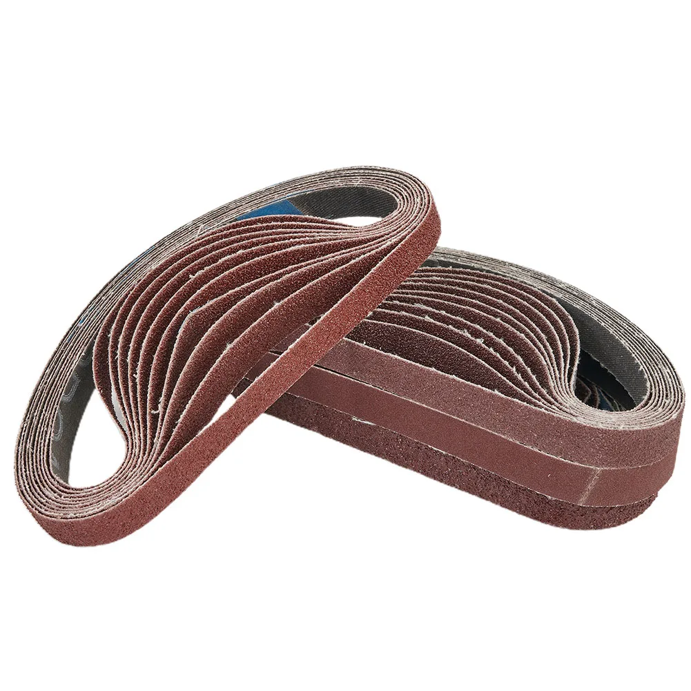 

60pcs Tool Sanding Belts 13x457mm 40/60/80/120/180/240 Grit For Abrasive Tools Sandpaper Belt Tools Accessories Sandpaper