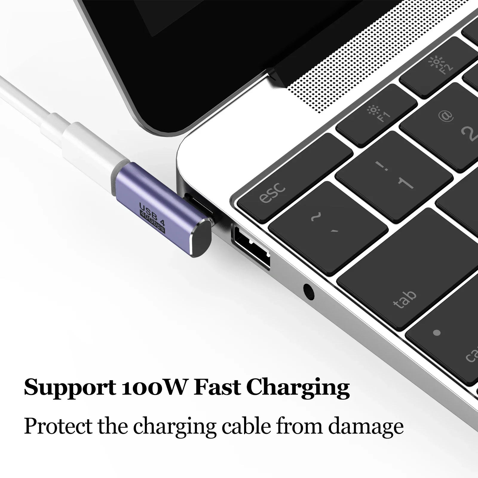 USB C 4.0 Charger Adapter USB-C To USB-C 40Gbps OTG Extension Cable Adapter Type C Male To Female Converter For PC Laptop Phone