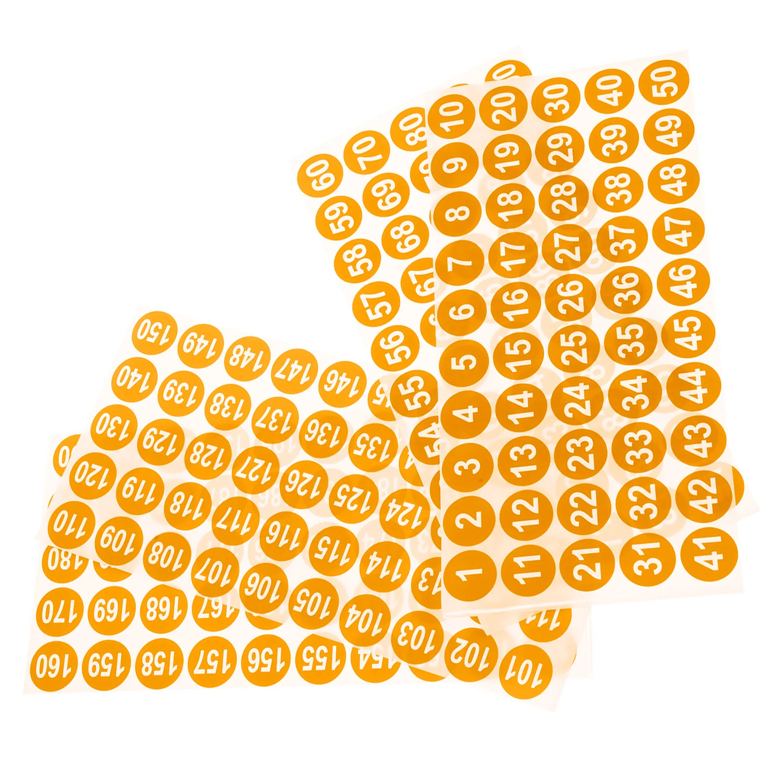 

200Pack Waterproof Number Stickers Round Labels Adhesive Classification Marking Storage ganization Self for School