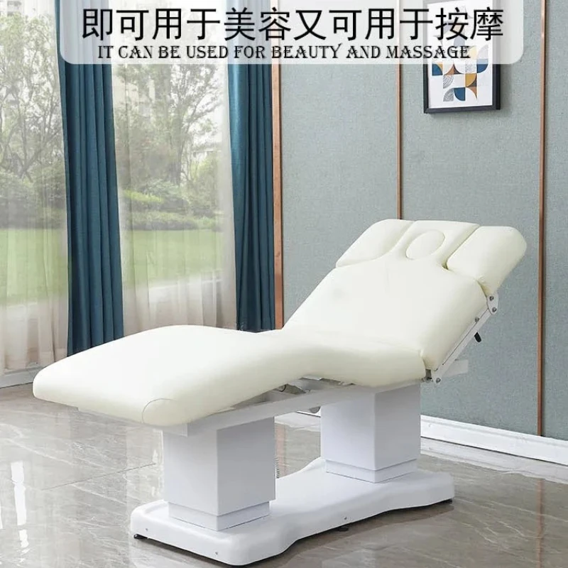 X-S Multi-Function Electric Massage Therapy with Hole Tattoo Embroidery Body Beauty Massage Bed HG