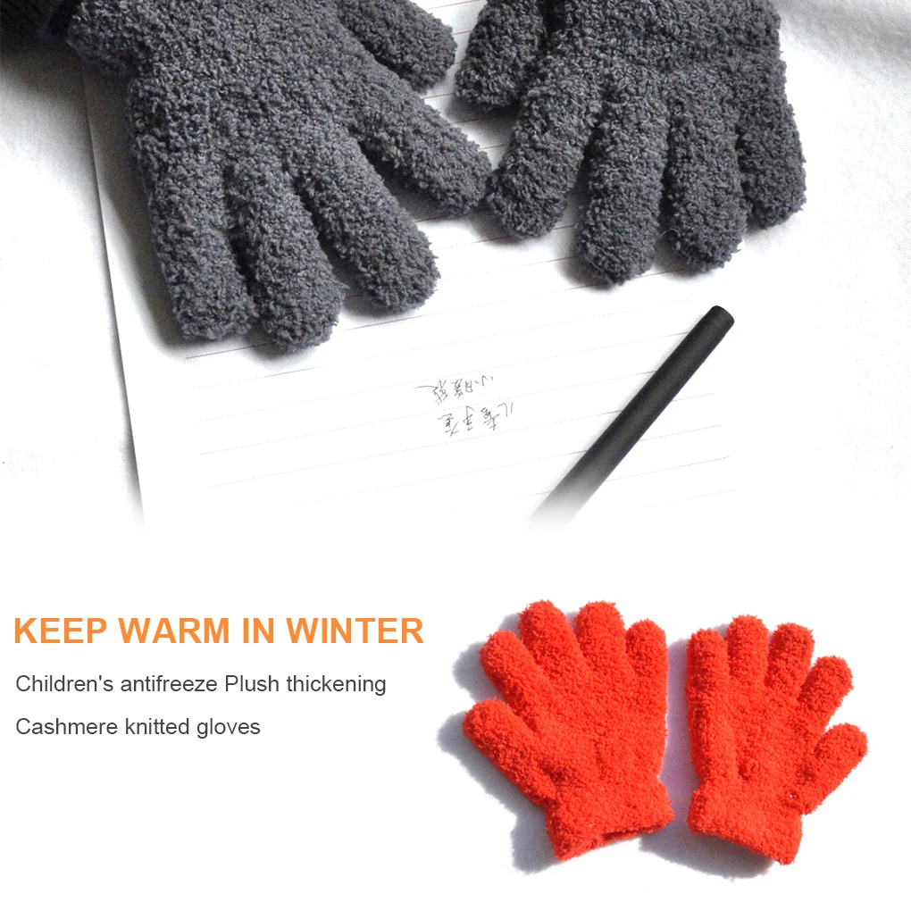 1 Pair Freeze Proof Kids Gloves Exquisite Clothing Accessory Hand Covers