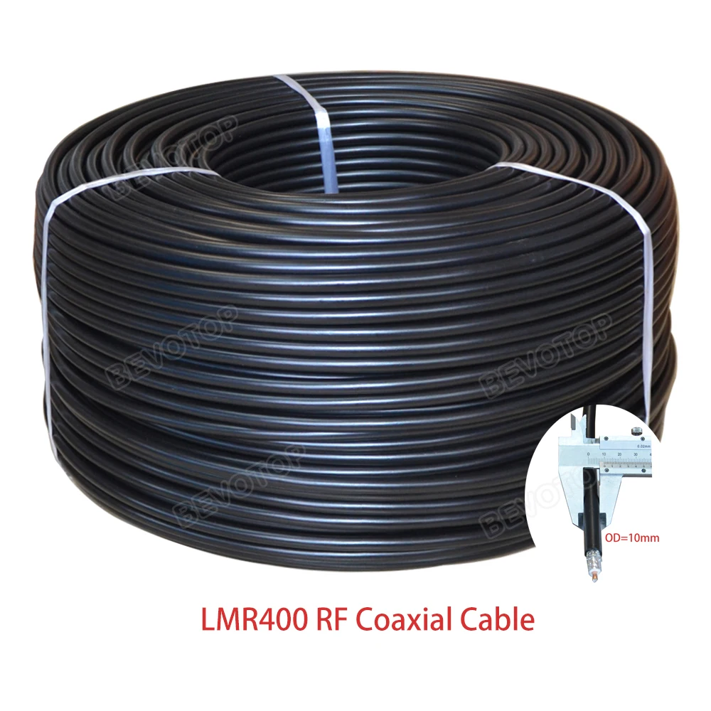 Imagem -05 - Cabo Macho para Conector Reto Qma Macho Jumper Coaxial rf de Baixa Perda 507 Lmr400 Pigtail 50 Ohm30m 15cm-30m 1pc Lmr400