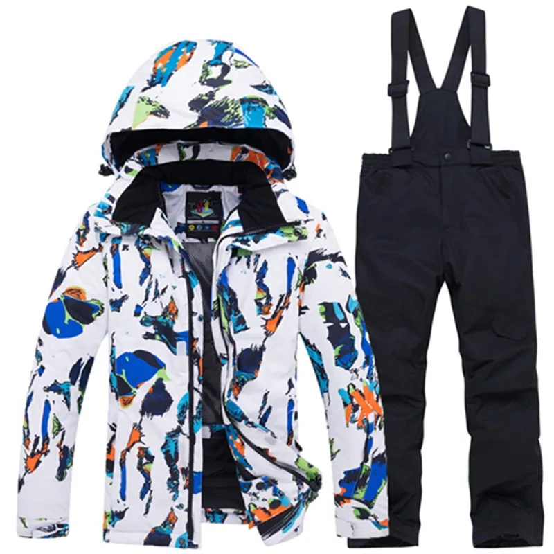 New Children's Snow Suits Winter Outdoor Warm Ski Suit Snowboard Clothes Waterproof Windproof Ice Snow Skiing Jacket Boys Girls