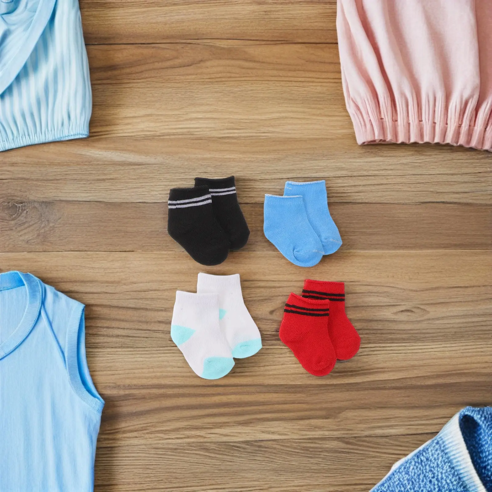 

9 пар хлопковых мини-носков для чирлидерш, идеально подходят для кукол 18 дюймов, аксессуары для мини-одежды, подарок на день рождения