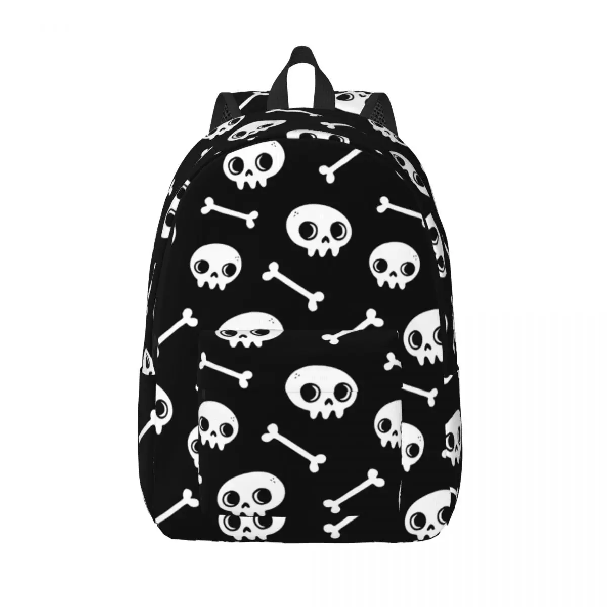 

Cute Skull Nikury Backpack Elementary High College School Student Horror Scary Book Bags Men Women Daypack Travel