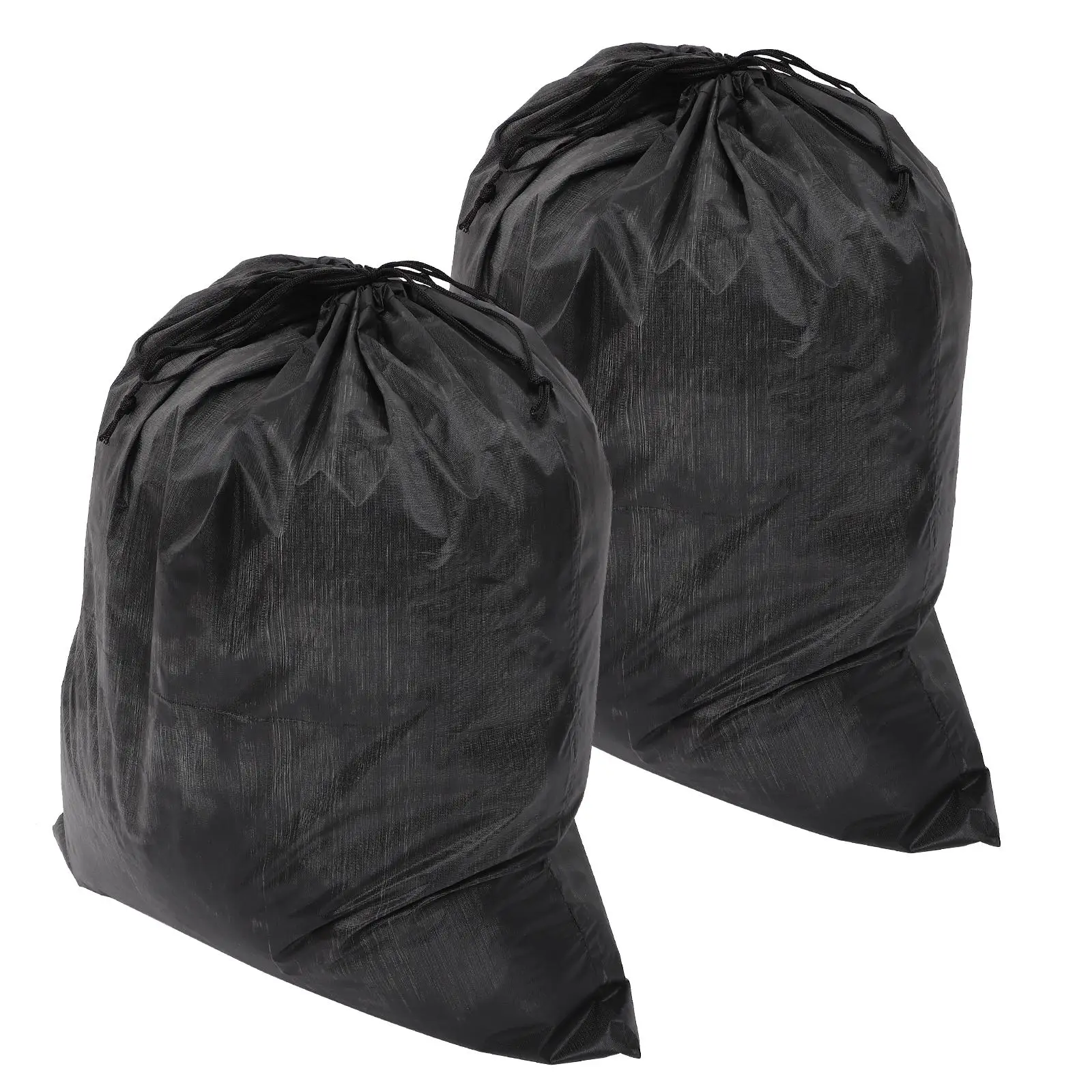 

2 Pcs Black Medium 46x58cm Snake Bags Anti-bite Corner Drawstring Pet Transport Carrier Portable Travel Outdoor Use