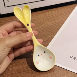 Eye-catching Mixing Spoon Unique Design Dessert Spoon Gift Kitchen Supplies Tablespoon Cutlery Demand Exquisite Charming