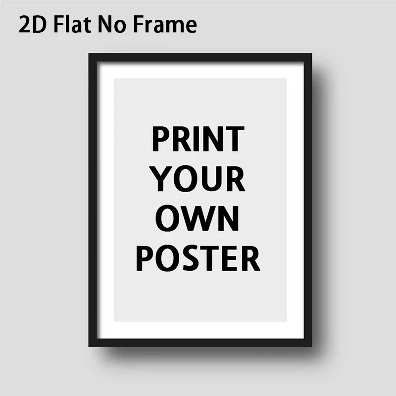 1PC Custom Poster Printing Custom Family Photos Canvas Wall Art Custom Movie Posters Festival Gifts Home Living Room Decor image 2