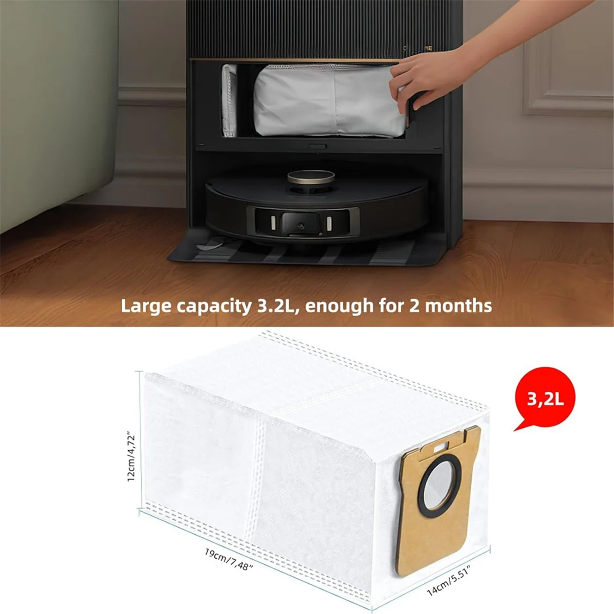 قطع غيار لملحقات المكنسة الكهربائية Dreame L20 Ultra/L20 Ultra Complete، S20 Ultra/S20 Ultra Complete