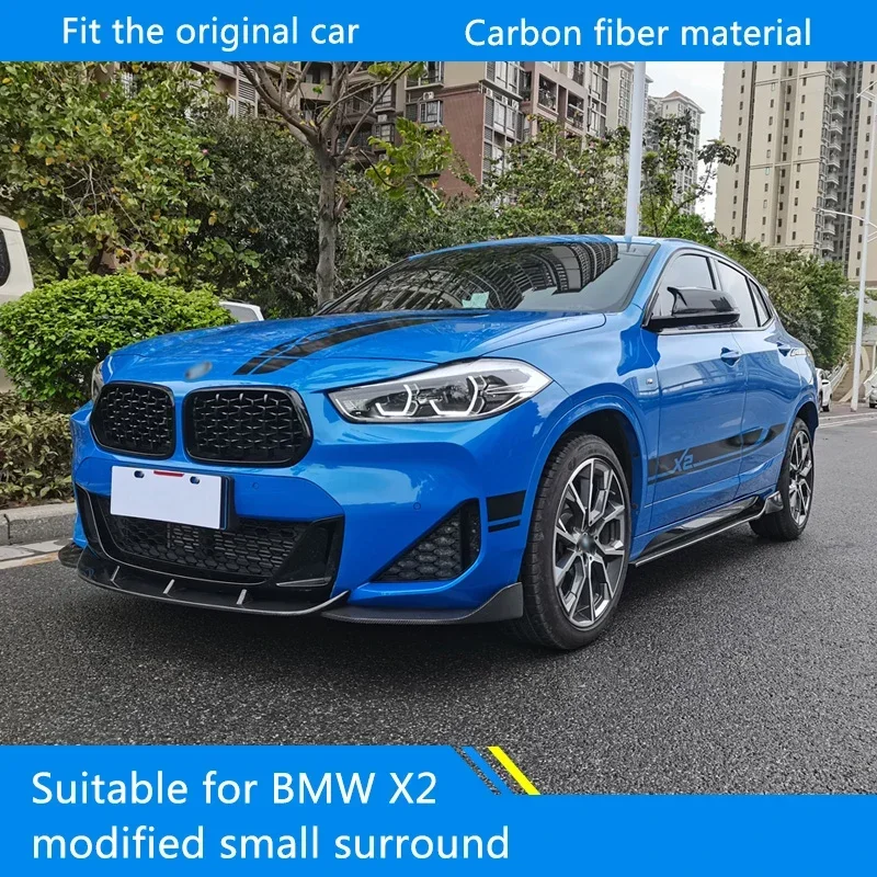 Car body kit carbon fiber front lip rear lip side skirt tail top wing suitable for BMW X2 F39 modified small surround