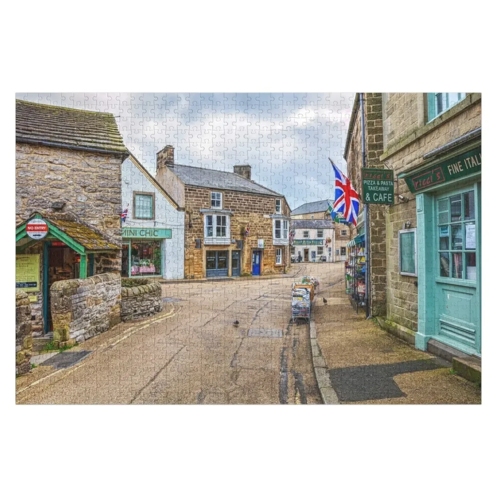 Bakewell Town, Derbyshire, Peak District, England Jigsaw Puzzle Woodens For Adults Picture Wood Photo Personalized Puzzle