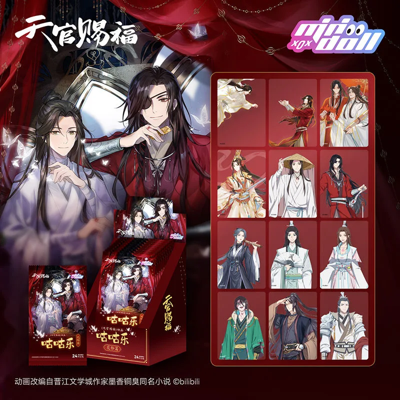 New Manhwa Heaven Official\'s Blessing Minidoll Acrylic Cards Xie Lian, Hua Cheng Manga Characters Guka Stickers Cosplay Gift